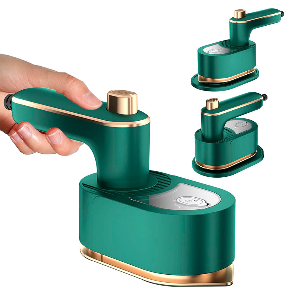 Plancha Portátil 2 en 1 con Vapor – Compacta